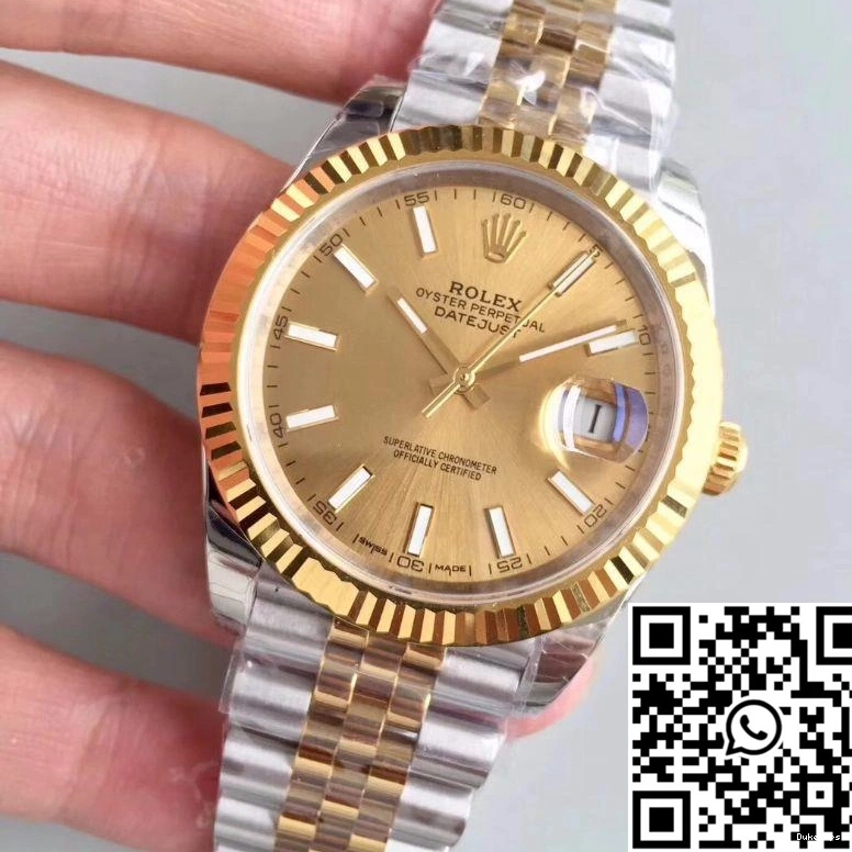 Datejust Yellow 41MM Rolex Gold II EW Dial 116333 Factory 1126